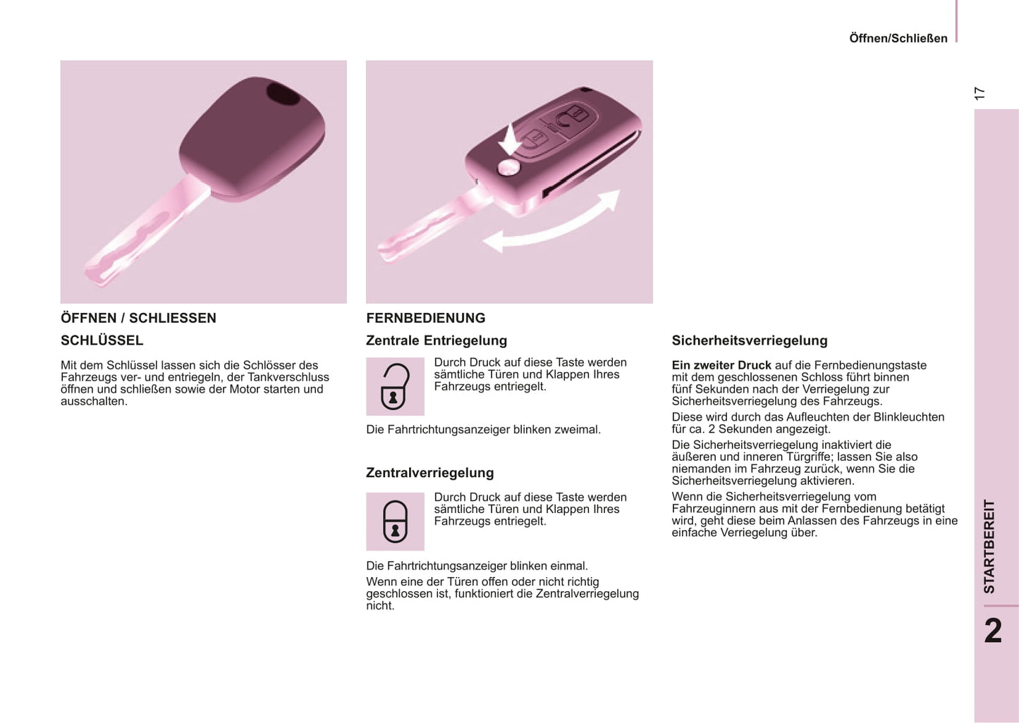 2014-2015 Citroën Berlingo Multispace Owner's Manual | German