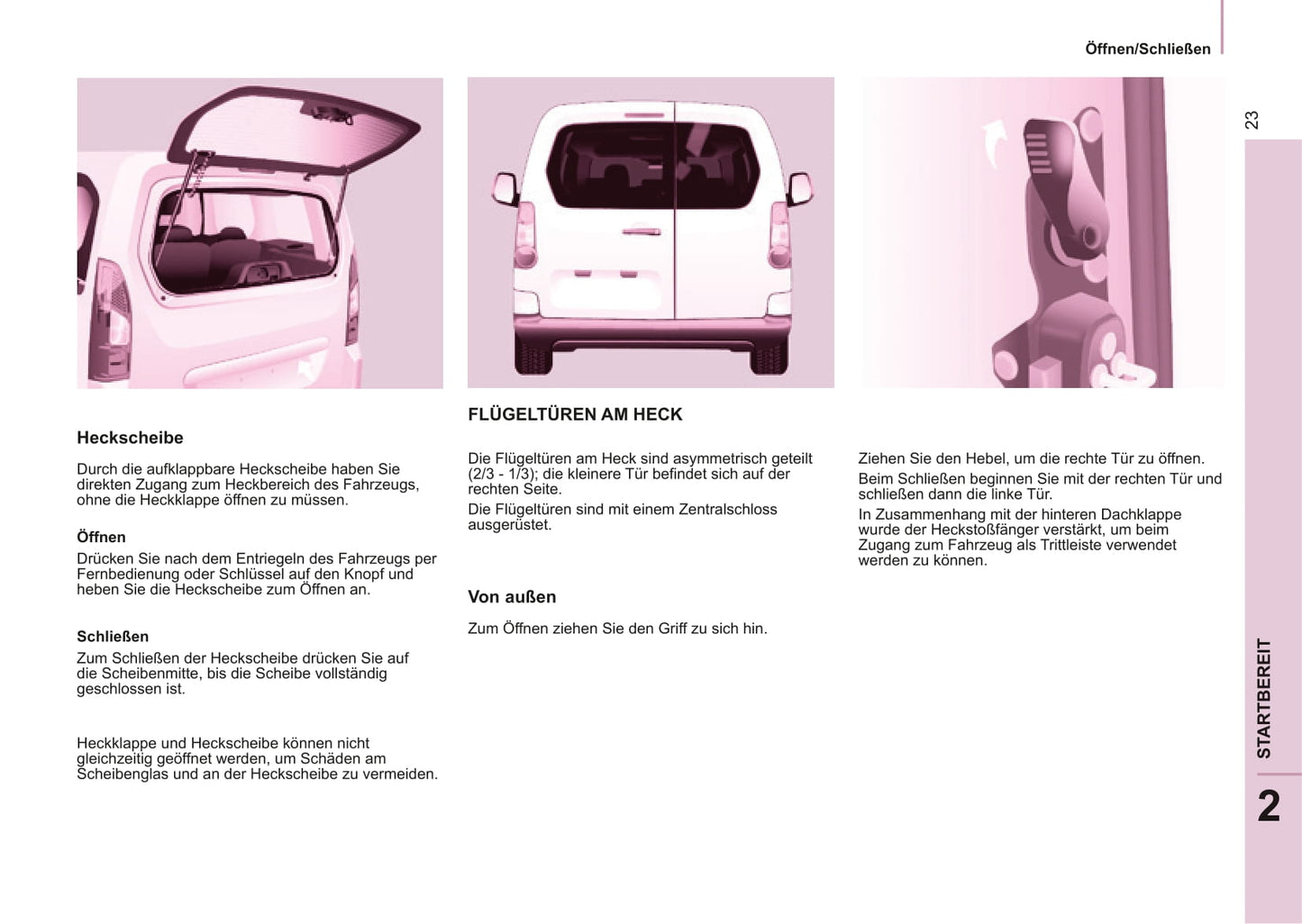 2014-2015 Citroën Berlingo Multispace Owner's Manual | German