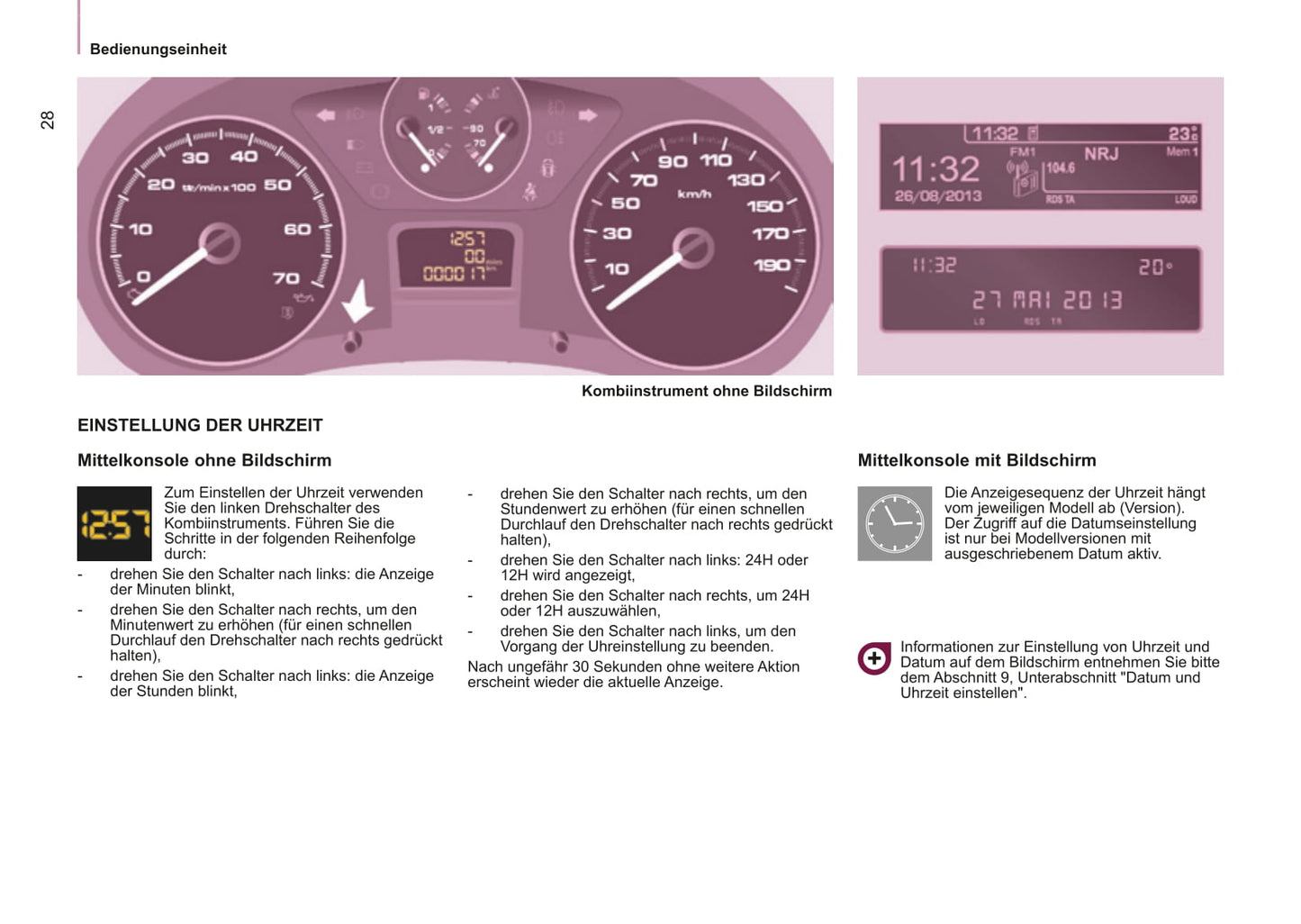 2014-2015 Citroën Berlingo Multispace Owner's Manual | German