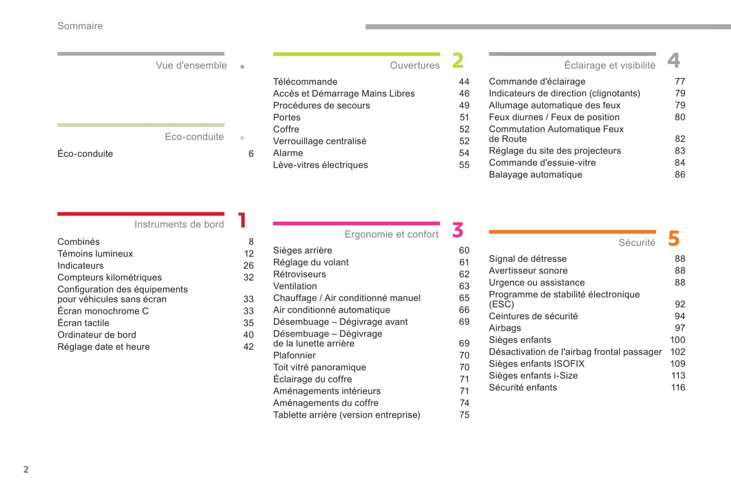 2017-2019 Citroën C3 Owner's Manual | French