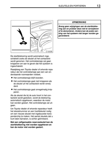 2003-2005 Toyota Previa Manuel du propriétaire | Néerlandais