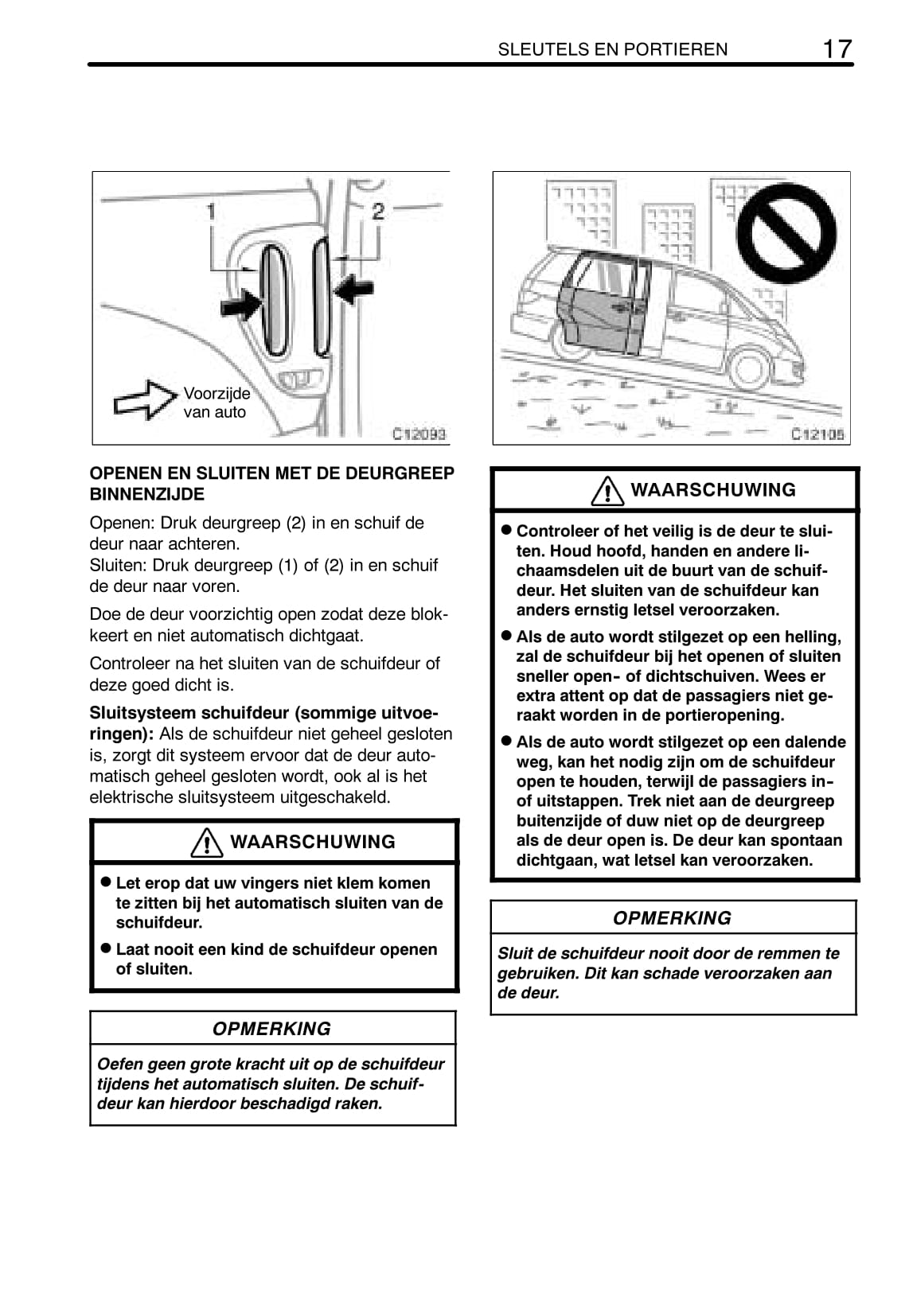 2003-2005 Toyota Previa Manuel du propriétaire | Néerlandais