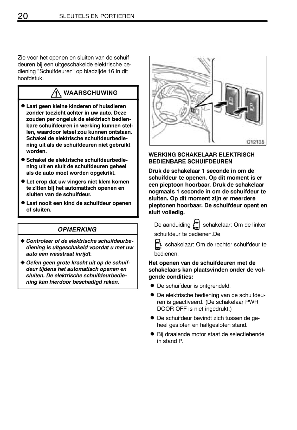 2003-2005 Toyota Previa Manuel du propriétaire | Néerlandais