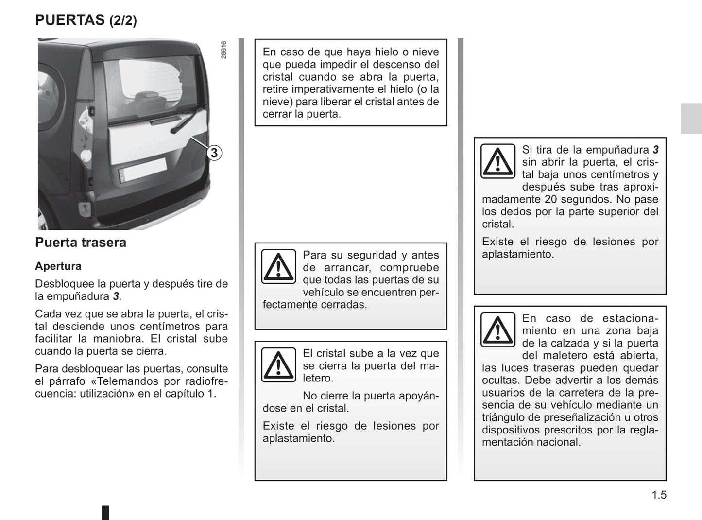 2009-2010 Renault Kangoo Be Bop Owner's Manual | Spanish