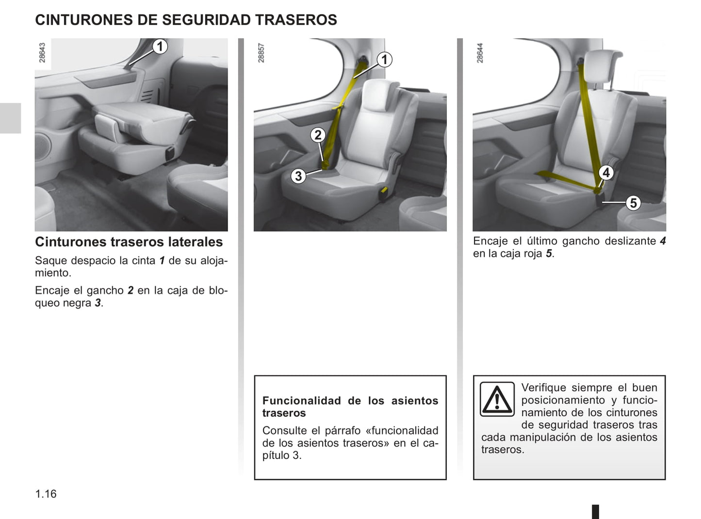 2009-2010 Renault Kangoo Be Bop Owner's Manual | Spanish