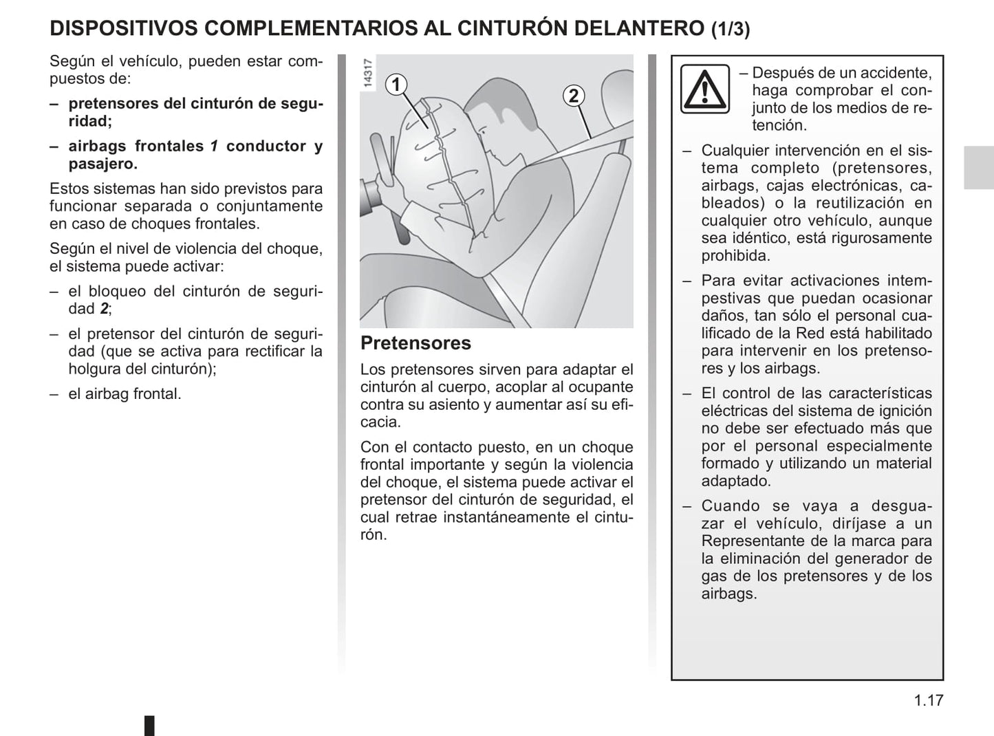 2009-2010 Renault Kangoo Be Bop Owner's Manual | Spanish