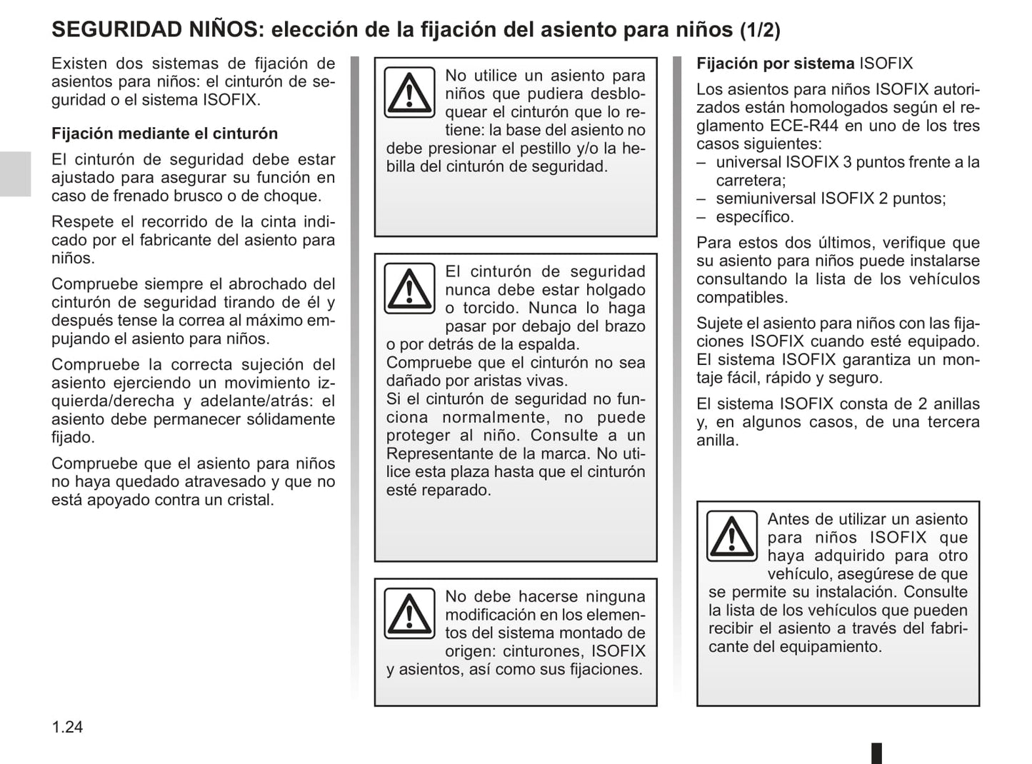 2009-2010 Renault Kangoo Be Bop Owner's Manual | Spanish