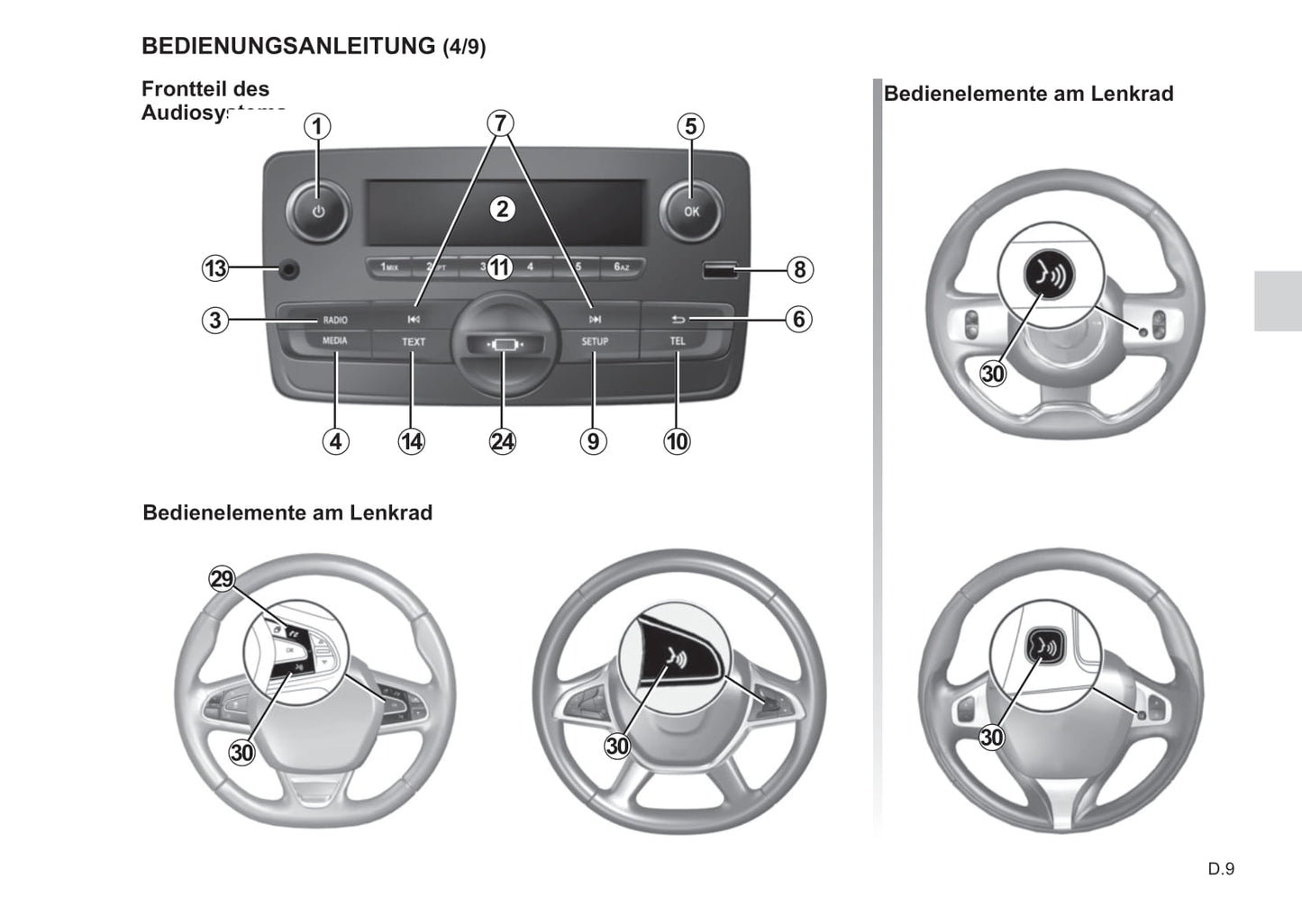 Renault Radio Connect R & GO Bedienungsanleitung 2018