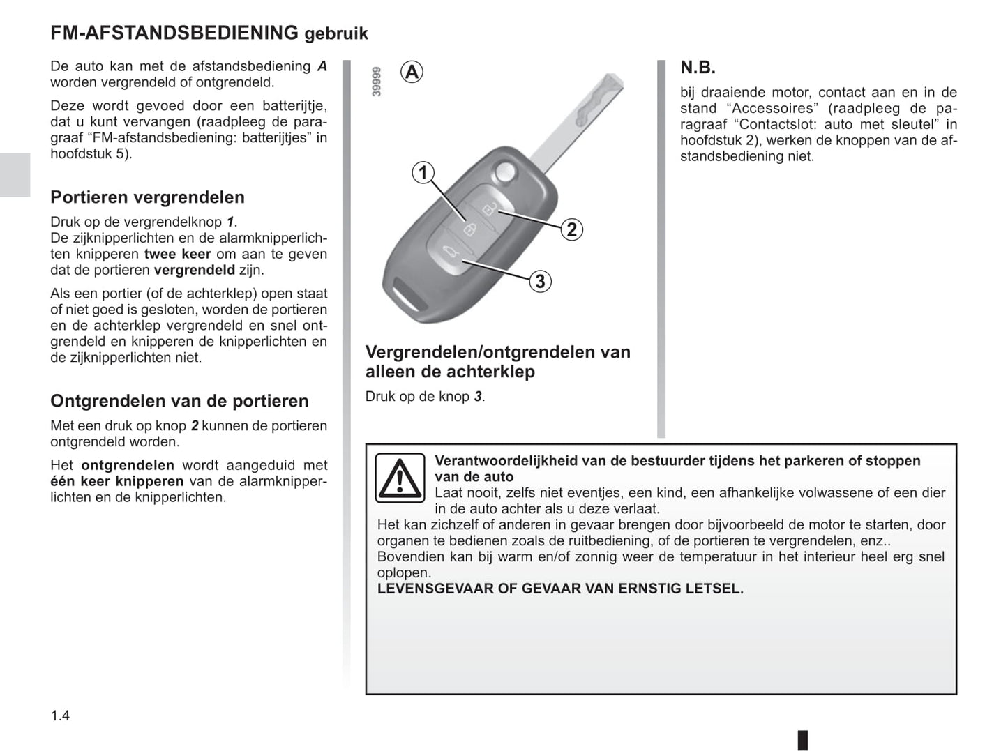 2018-2019 Renault Talisman Owner's Manual | Dutch