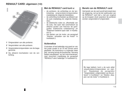 2018-2019 Renault Talisman Owner's Manual | Dutch