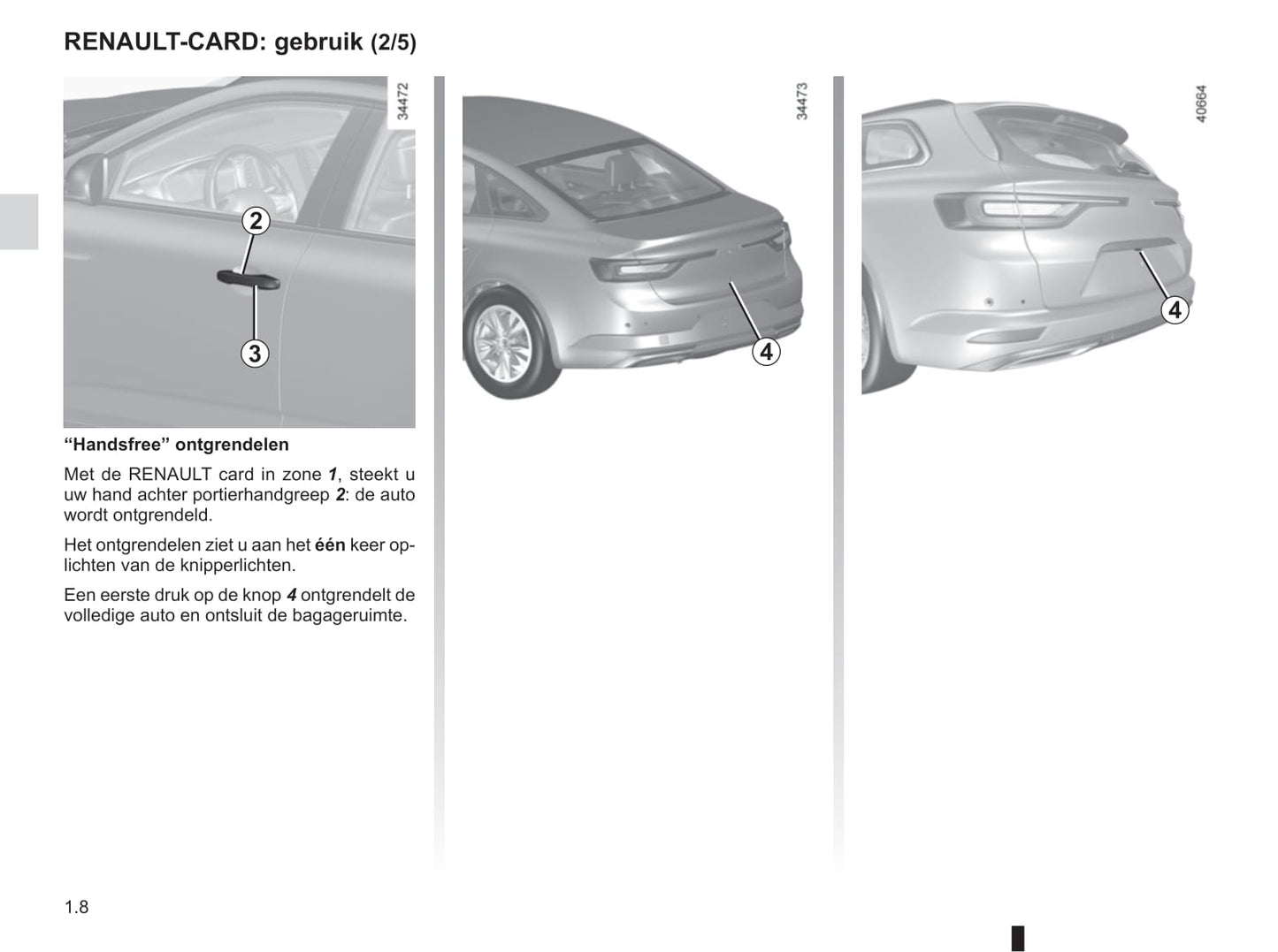 2018-2019 Renault Talisman Owner's Manual | Dutch