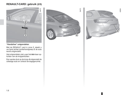 2018-2019 Renault Talisman Owner's Manual | Dutch