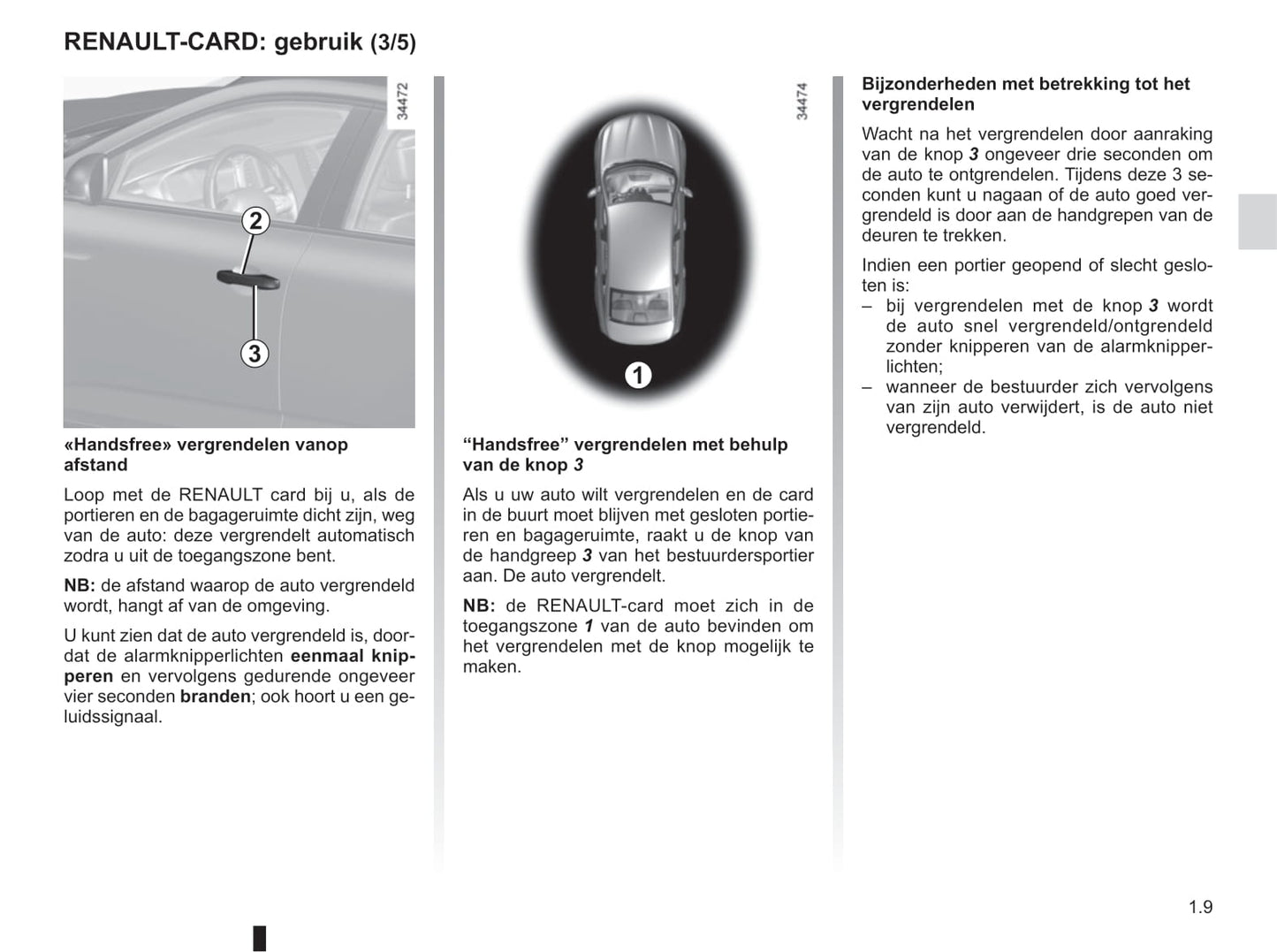 2018-2019 Renault Talisman Owner's Manual | Dutch