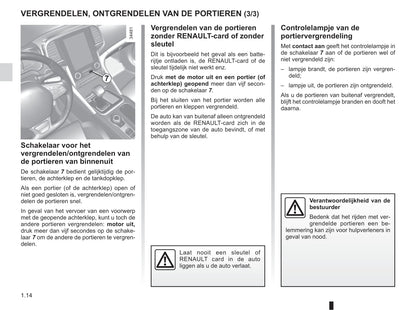 2018-2019 Renault Talisman Owner's Manual | Dutch