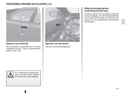 2018-2019 Renault Talisman Owner's Manual | Dutch