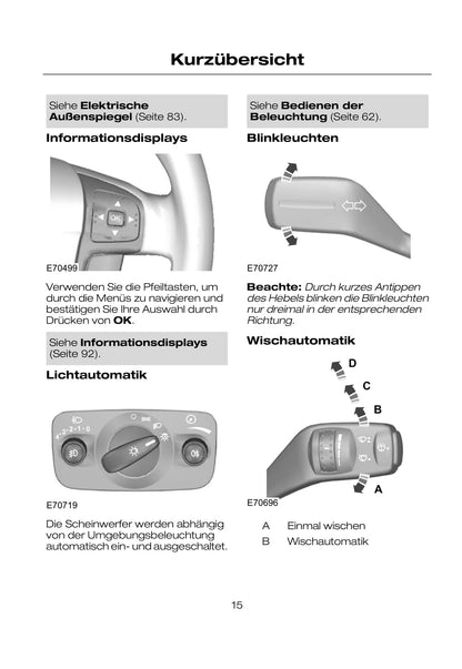 2007-2008 Ford Mondeo Gebruikershandleiding | Duits