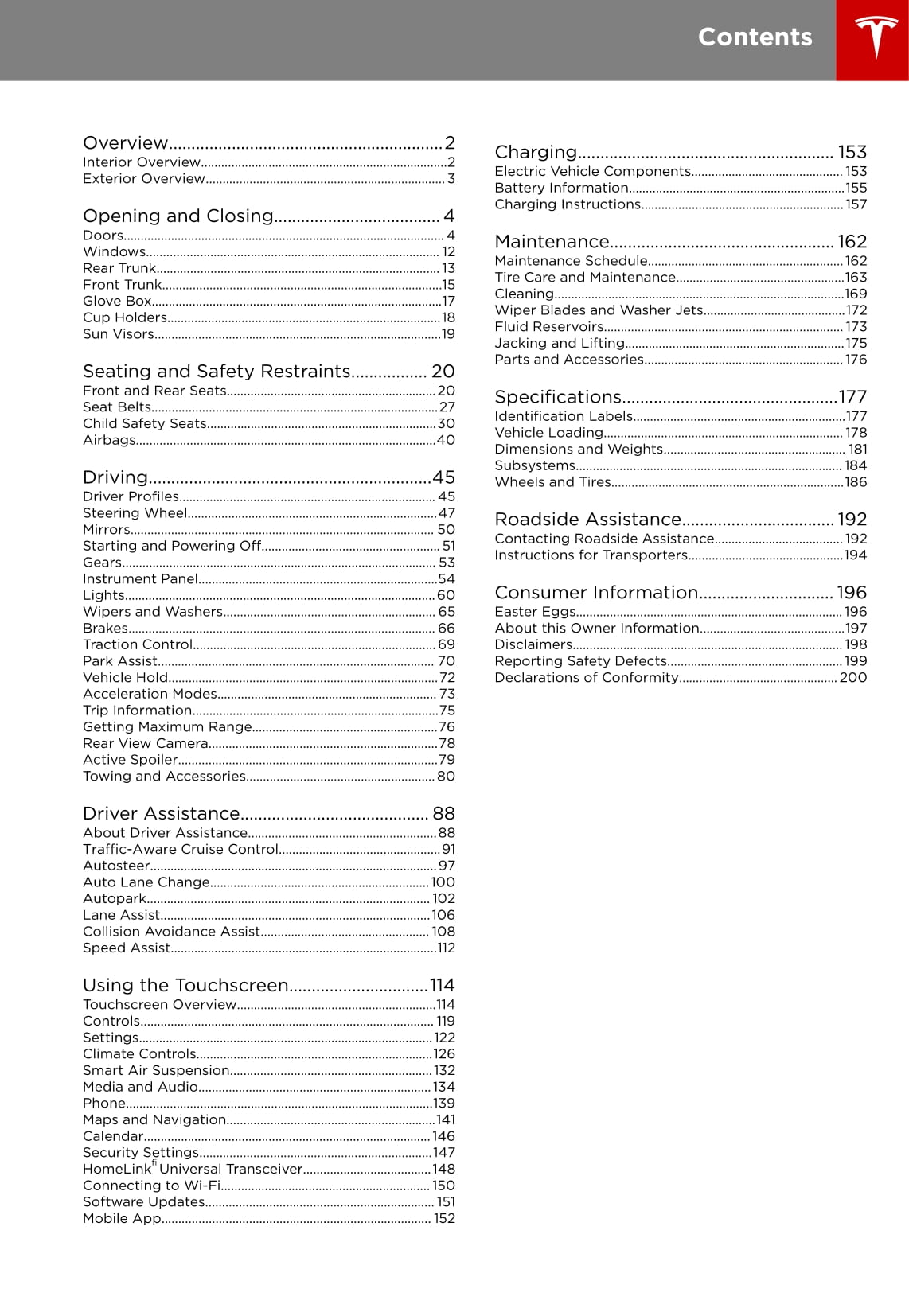 2016-2019 Tesla Model X Owner's Manual | English