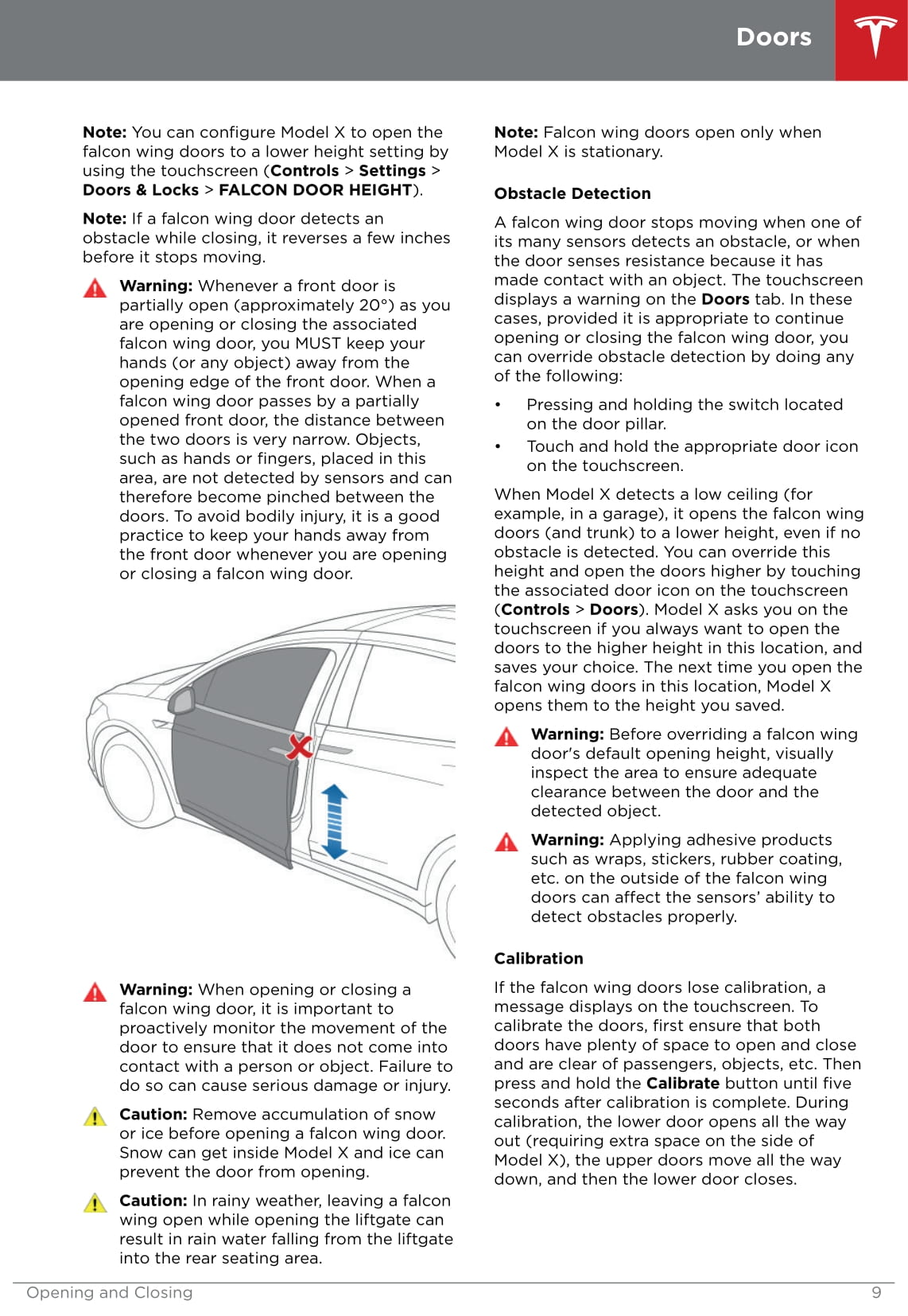 2016-2019 Tesla Model X Owner's Manual | English