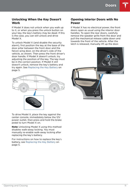 2016-2019 Tesla Model X Owner's Manual | English