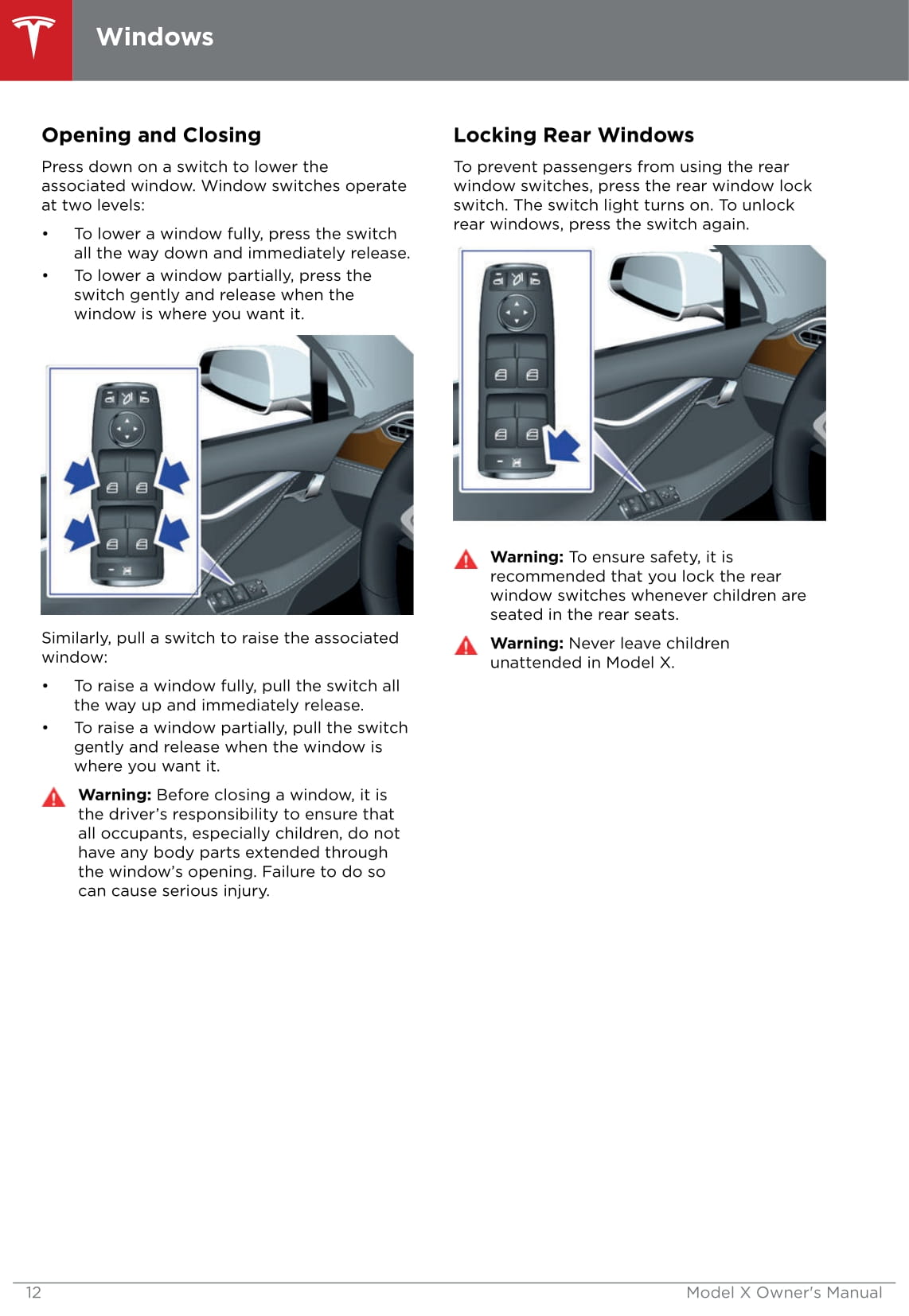 2016-2019 Tesla Model X Owner's Manual | English