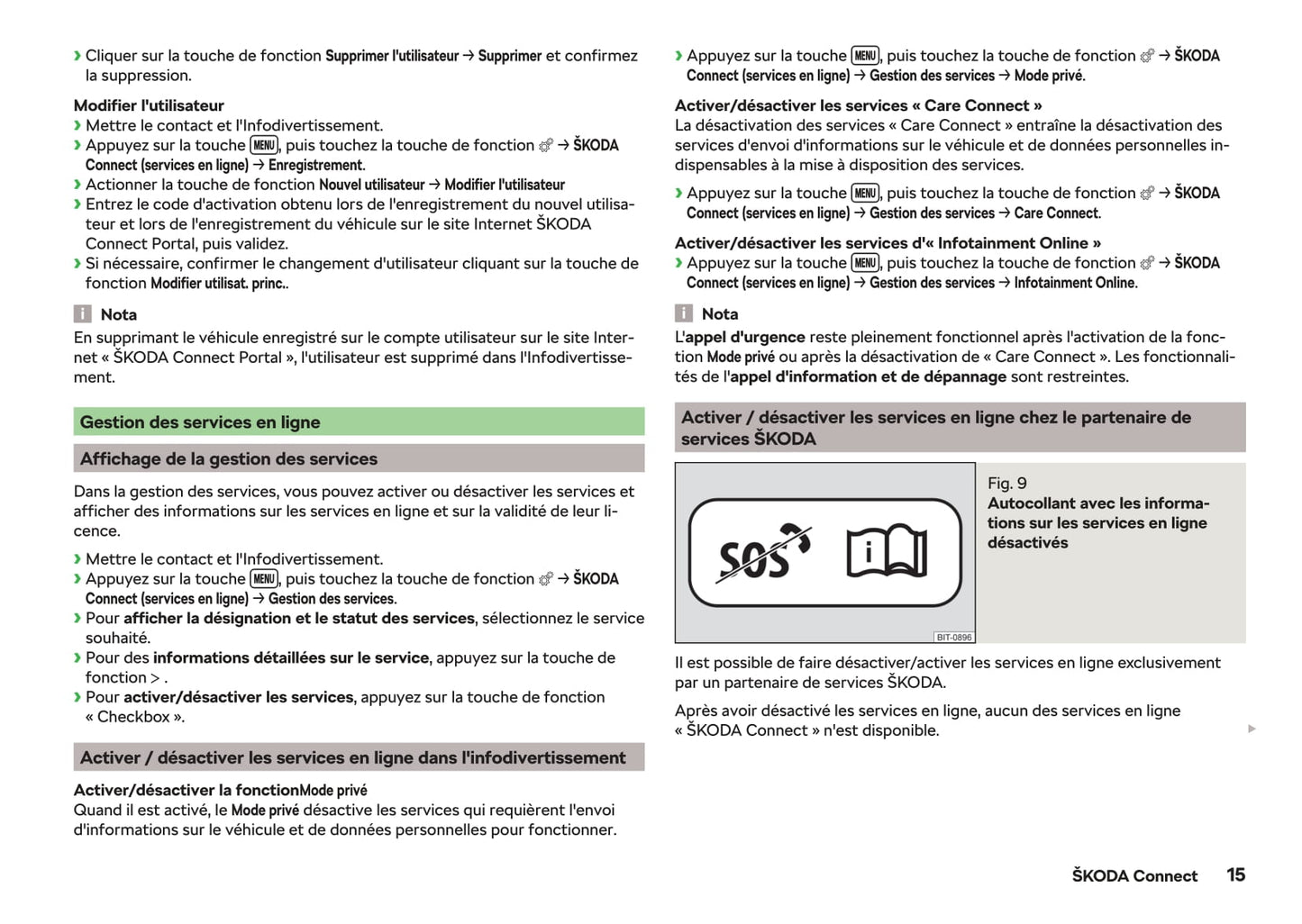 2017-2019 Skoda Octavia Manuel du propriétaire | Français