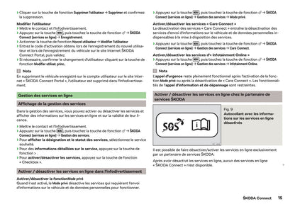 2017-2019 Skoda Octavia Manuel du propriétaire | Français