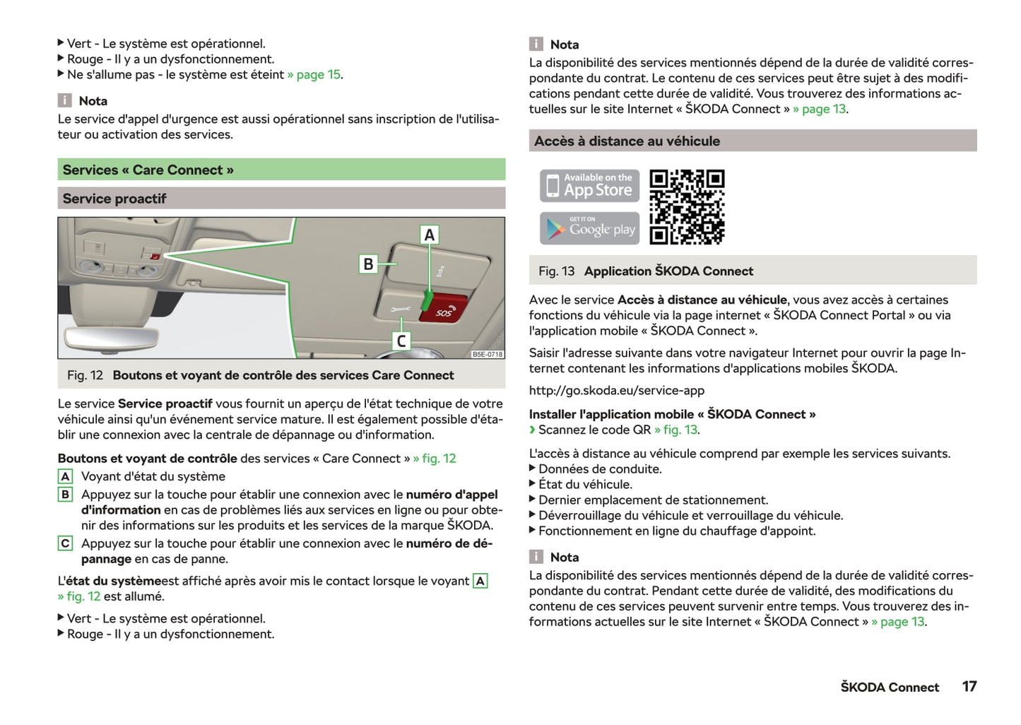 2017-2019 Skoda Octavia Manuel du propriétaire | Français