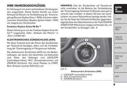 2013-2014 Fiat Freemont Bedienungsanleitung | Deutsch