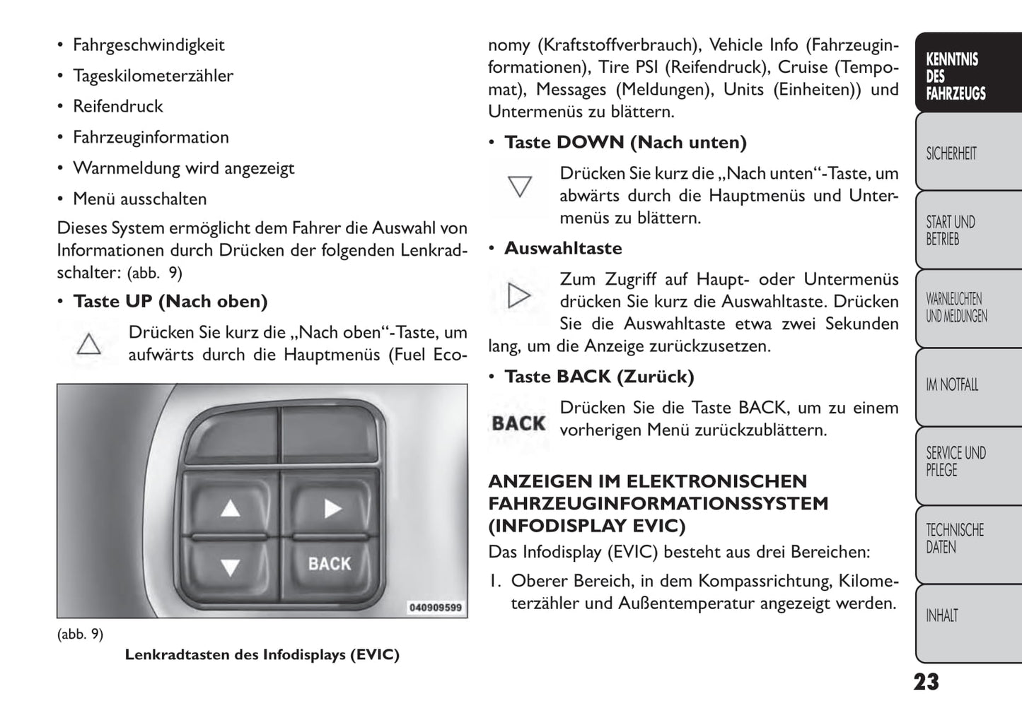 2013-2014 Fiat Freemont Bedienungsanleitung | Deutsch