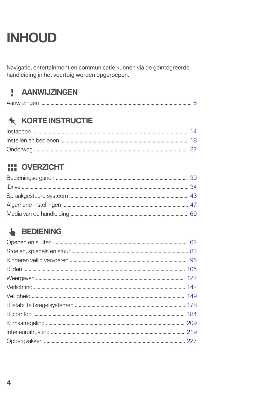 2019 BMW 4 Series Gran Coupé Owner's Manual | Dutch