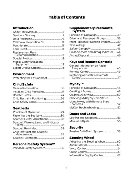 2018 Ford Transit Connect Owner's Manual | English