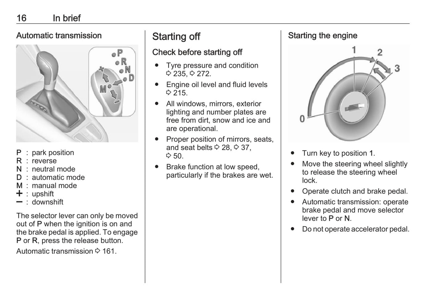 2016-2019 Vauxhall Zafira/Zafira Tourer Bedienungsanleitung | Englisch