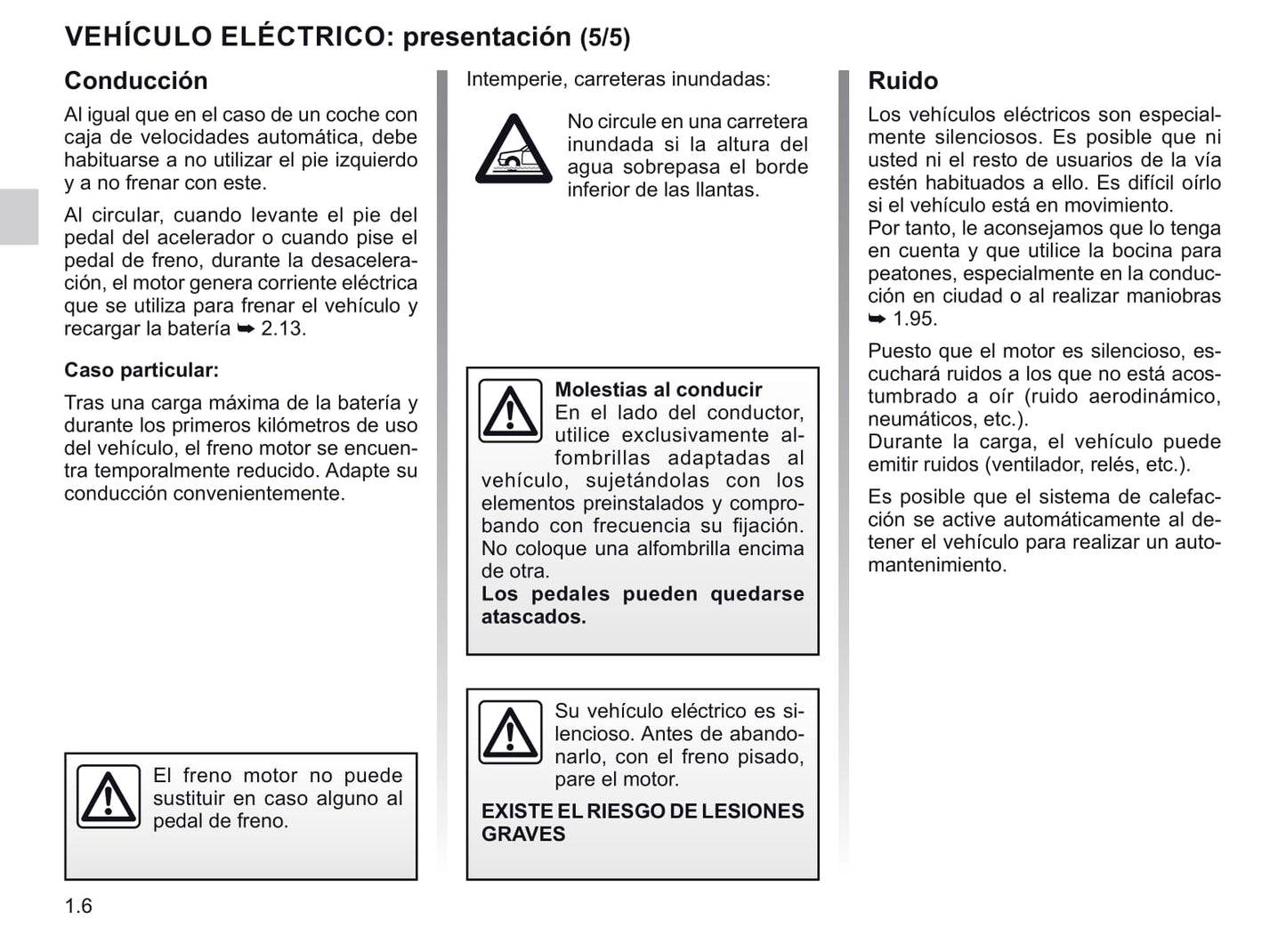 2019-2020 Renault Zoe Owner's Manual | Spanish