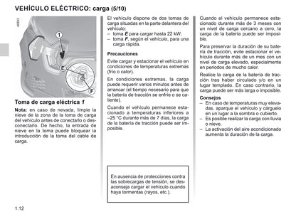 2019-2020 Renault Zoe Owner's Manual | Spanish