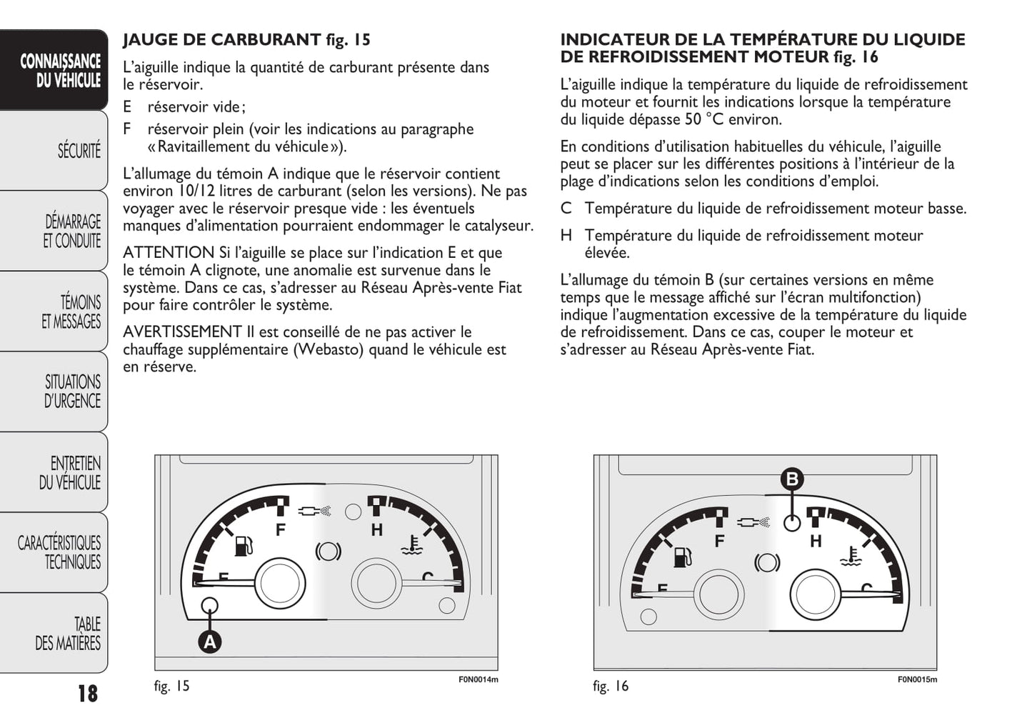 2006-2014 Fiat Ducato Euro 4 Manuel du propriétaire | Français