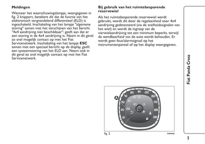 2014-2015 Fiat Panda Cross Gebruikershandleiding | Nederlands