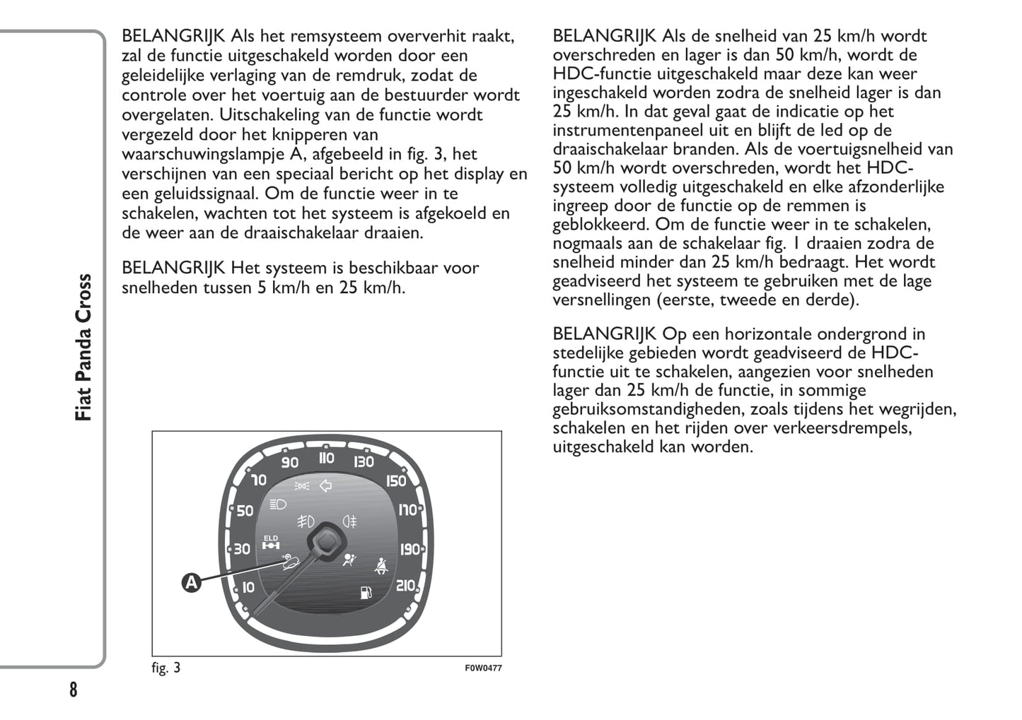 2014-2015 Fiat Panda Cross Gebruikershandleiding | Nederlands