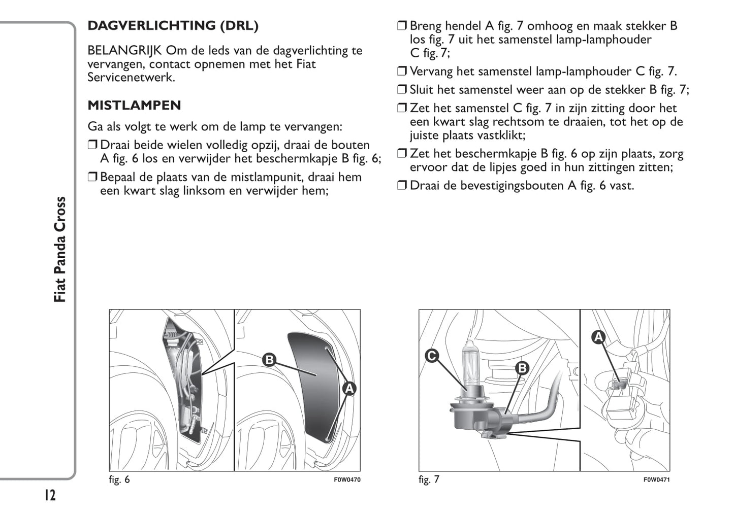 2014-2015 Fiat Panda Cross Gebruikershandleiding | Nederlands