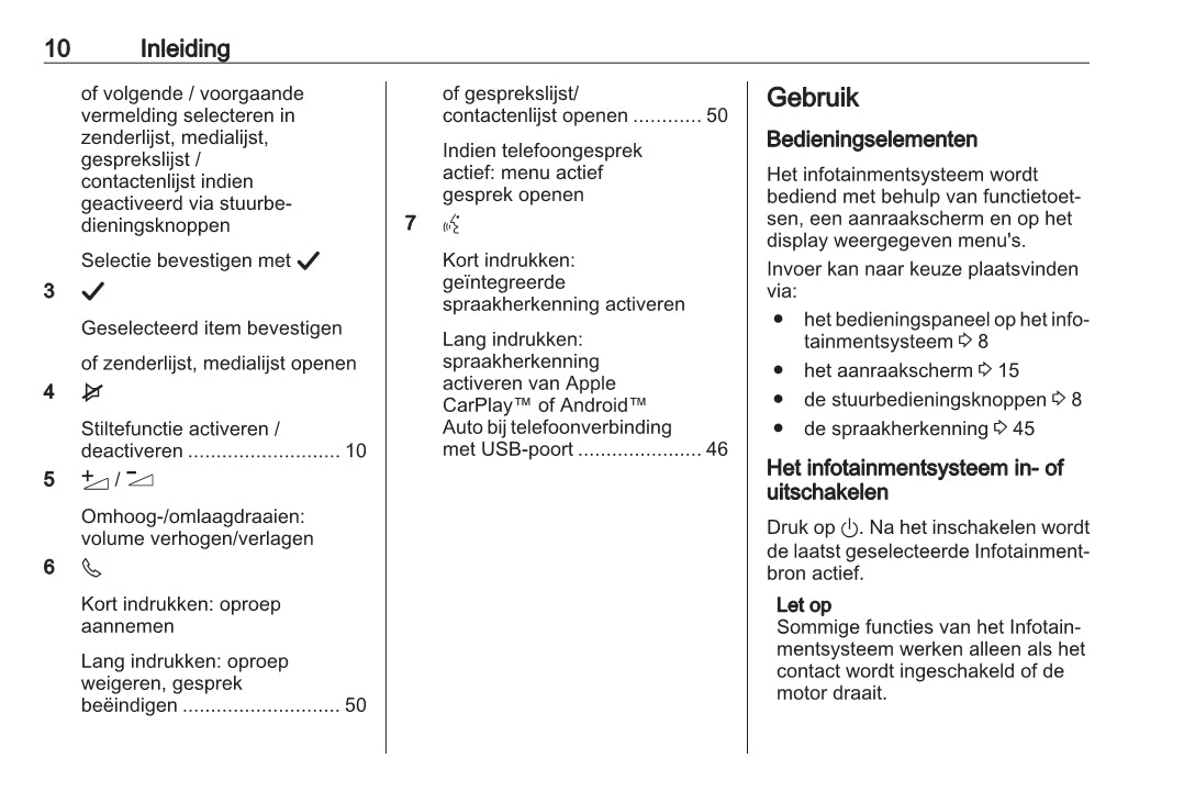 2021-2023 Opel Grandland Infotainment Manual | Dutch