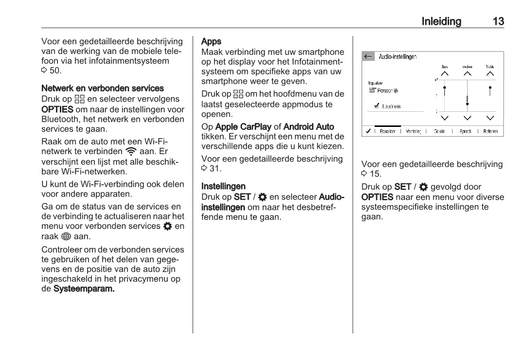 2021-2023 Opel Grandland Infotainment Manual | Dutch