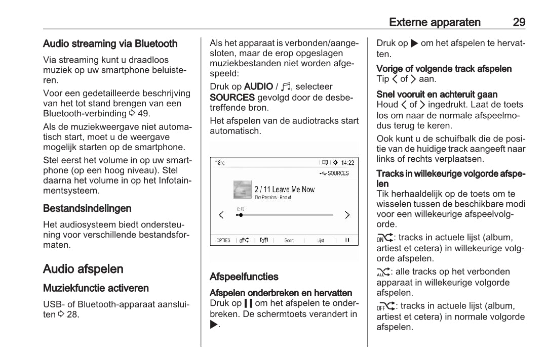 2021-2023 Opel Grandland Infotainment Manual | Dutch