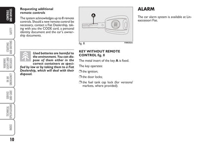 2005-2006 Fiat Ducato Owner's Manual | English