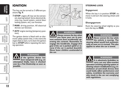 2005-2006 Fiat Ducato Owner's Manual | English