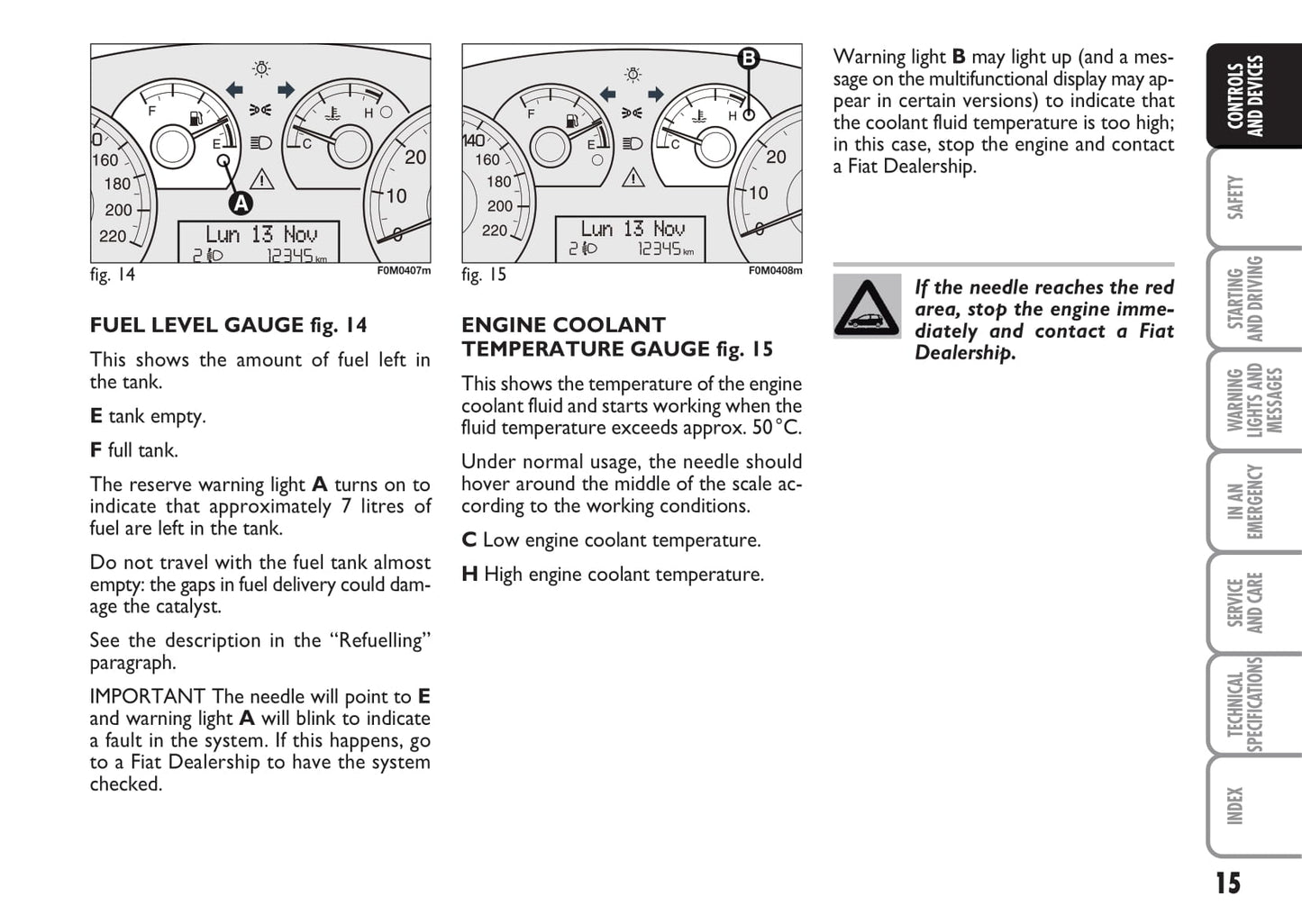 2005-2006 Fiat Ducato Owner's Manual | English