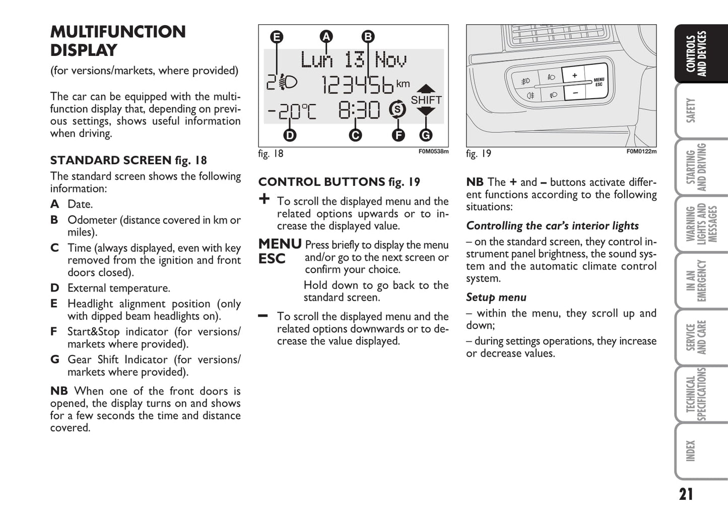 2005-2006 Fiat Ducato Owner's Manual | English