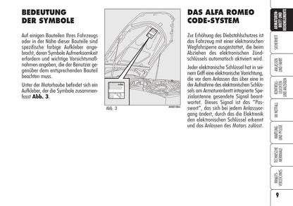 2006-2008 Alfa Romeo Spider Manuel du propriétaire | Allemand