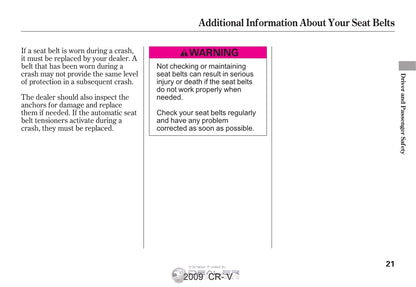 Honda CR-V Navigation Owner's Manual 2007 - 2010