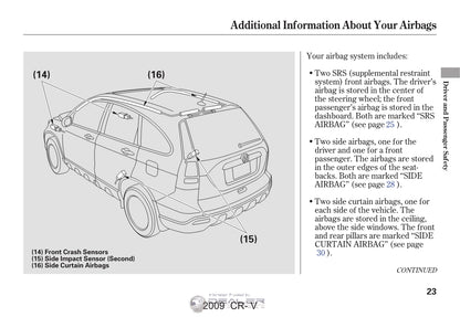 Honda CR-V Navigation Owner's Manual 2007 - 2010