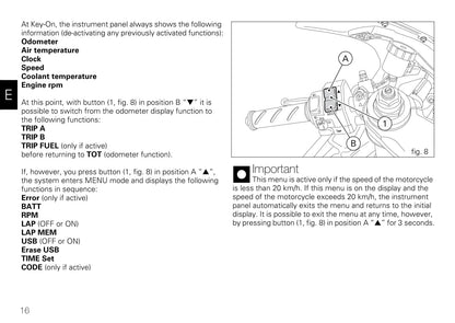 2007-2009 Ducati Superbike 1098/Superbike 1098S/Superbike 1098S Tricolore Owner's Manual | English