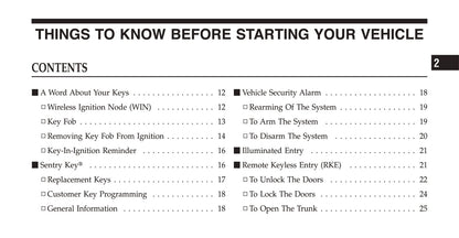 2012 Dodge Challenger SRT8 Owner's Manual | English